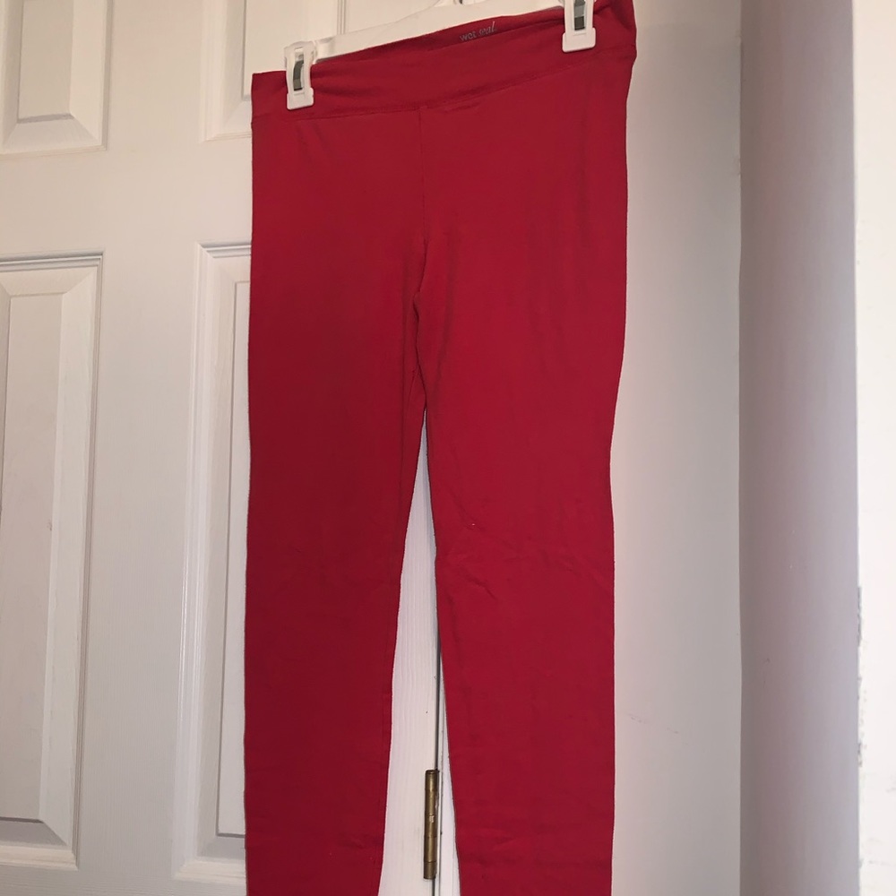 Wet Seal Red/Orange Leggings